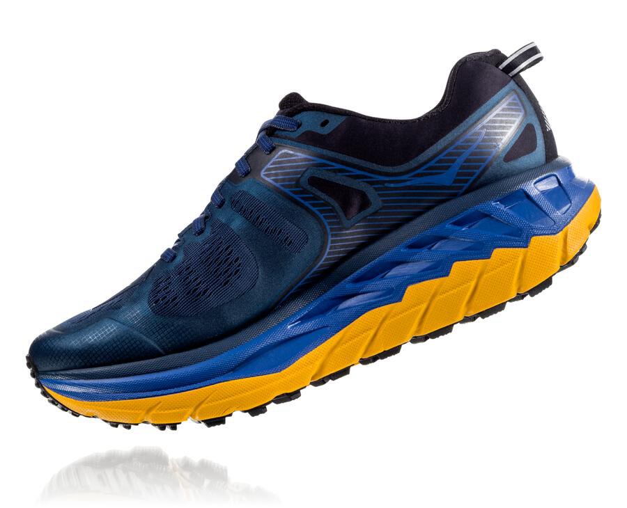 Hoka Australia One One Stinson ATR 5 - Mens Trail Shoes Navy - MFIQC-5349